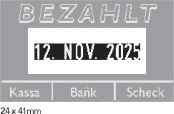 Beispielabdruck COLOP Classic 2160