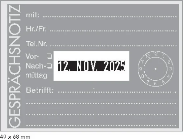 Beispielabdruck COLOP Classic 2860