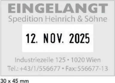 Beispielabdruck COLOP Expert 3360