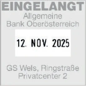 Beispielabdruck COLOP Printer Q 30-Dater