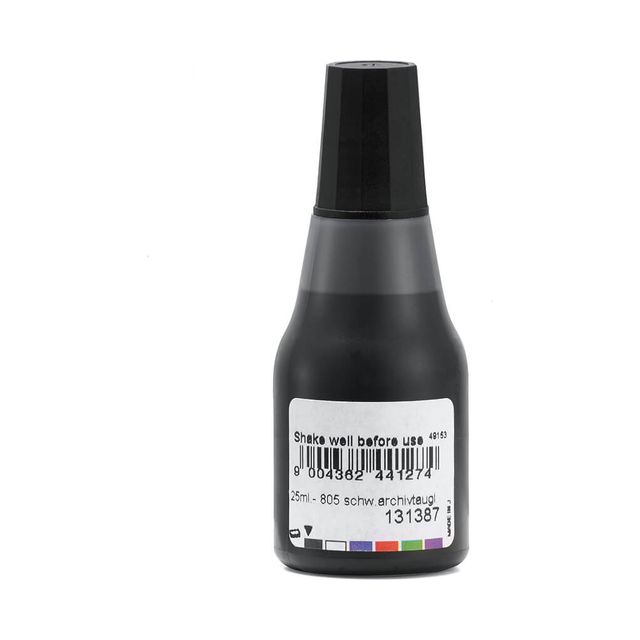 COLOP Stempelfarbe 805 Archivfarbe, schwarz, 25 ml